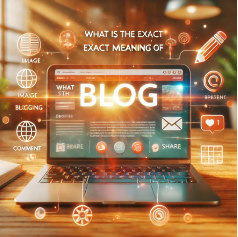 What is The Exact Meaning of Blog