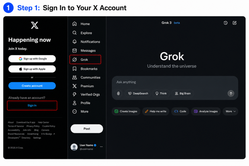 Sign In to Your X Account