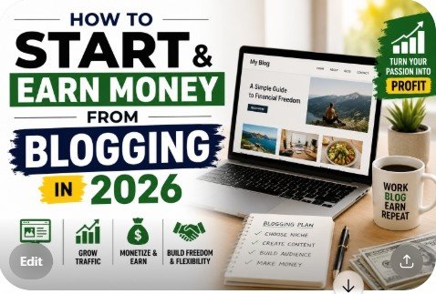 How to Start and Earn Money from Blogging in 2026