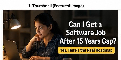 Can I Get a Fresher Software Job After 15 Years Career Gap