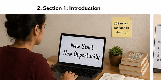 Person restarting software career after a long employment gap