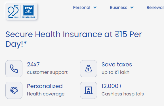 Tata AIG Health Insurance