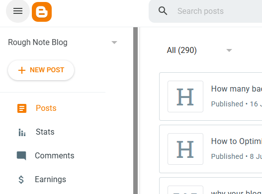 7. Blogger — Best Free Blogging Platform