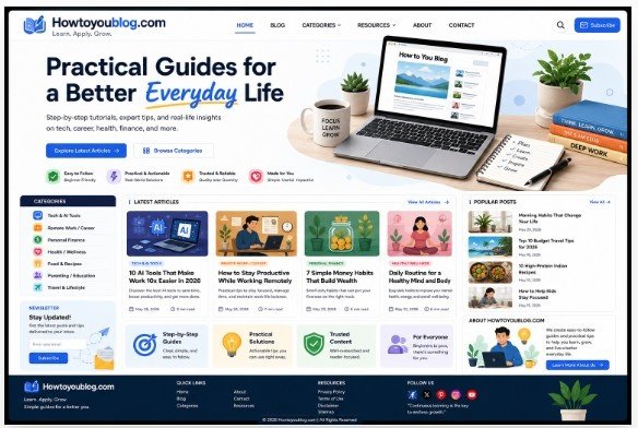 Set Up Your Blog Design and Essential Pages