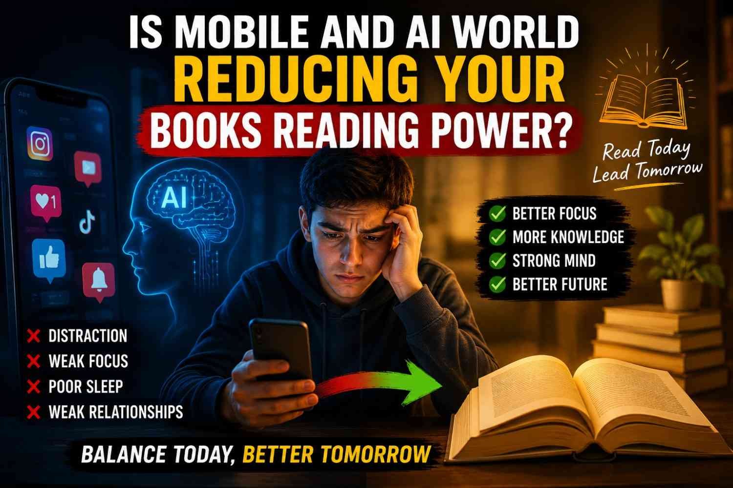 Is Mobile and AI Reducing Your Book Reading Power