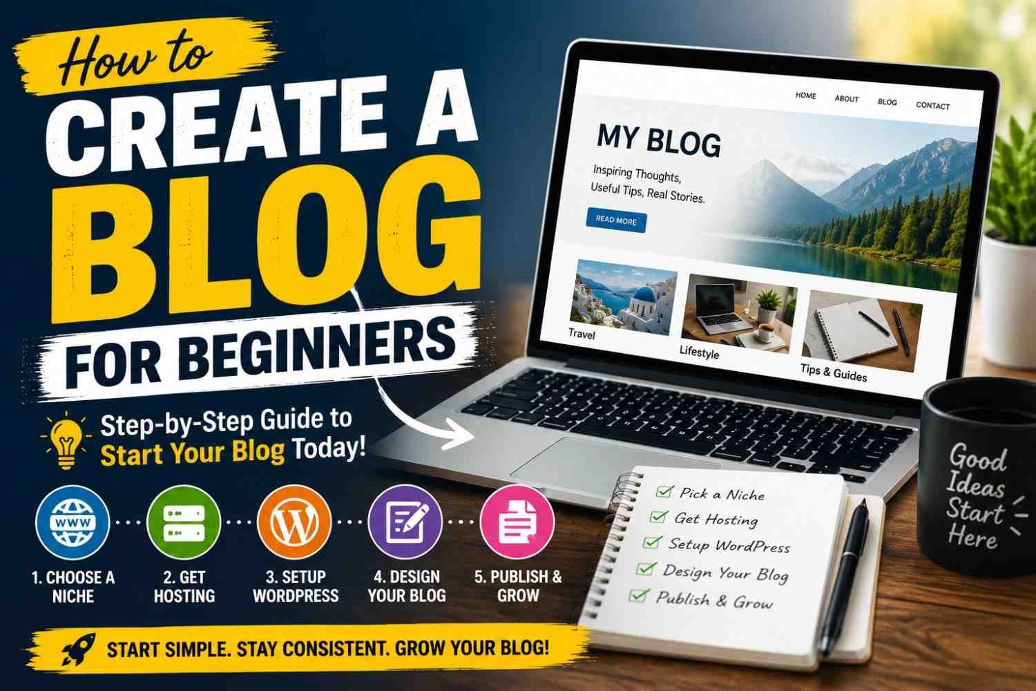 How to Create a Blog for Beginners