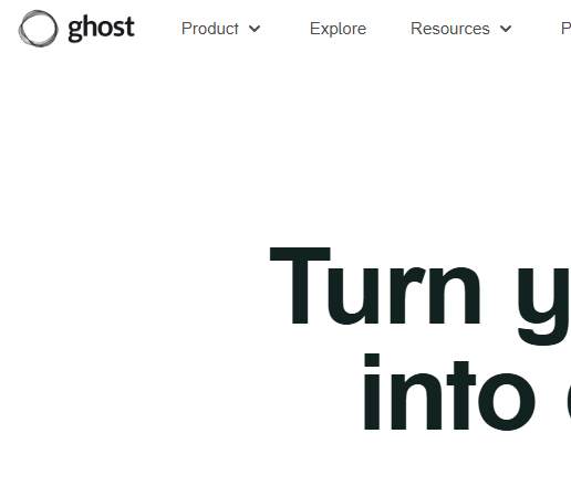 6. Ghost — Best for Professional Publishers