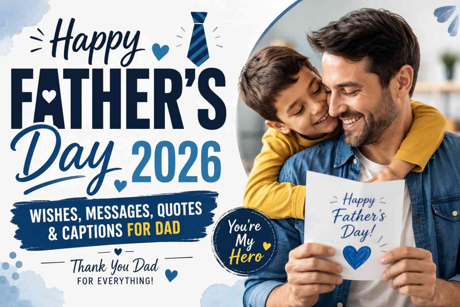 Happy Father’s Day 2026 Wishes, Quotes, Messages & Captions