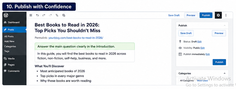 10. Publish with Confidence