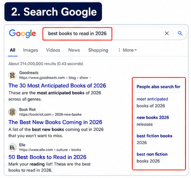 2. Search Google
