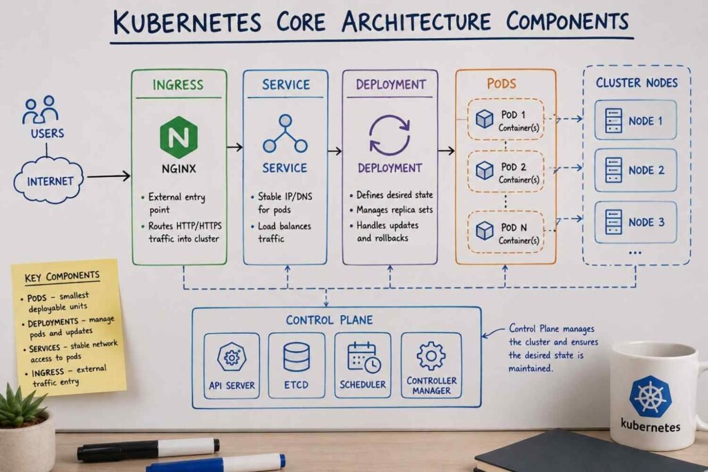 kubernetes-Core Architecture Components-image