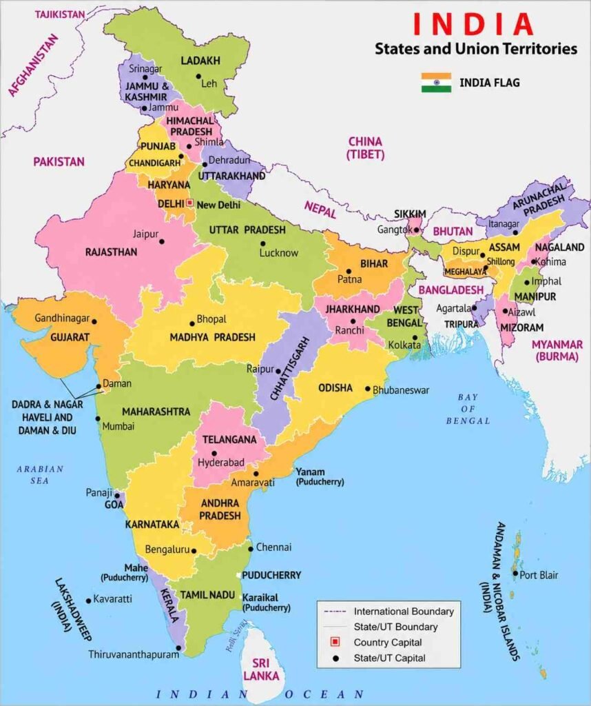 Complete List of 28 States and Capitals of India (2026)