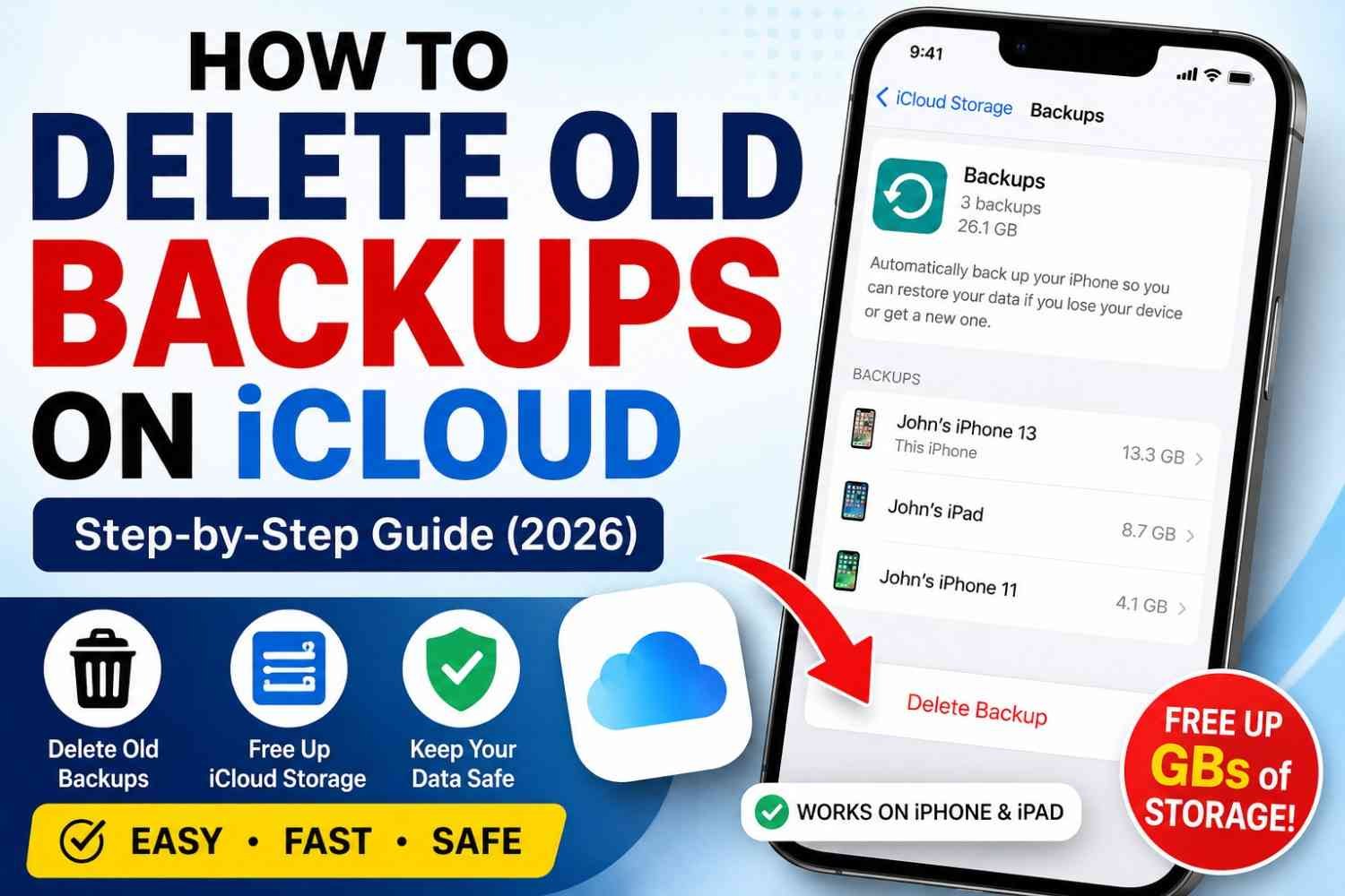 How to Delete Old Backups on iCloud