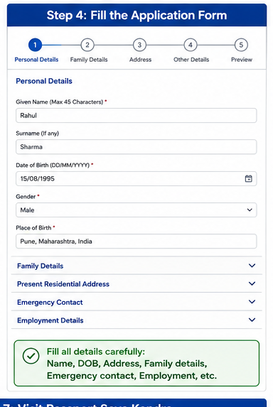 Fill the Application Form