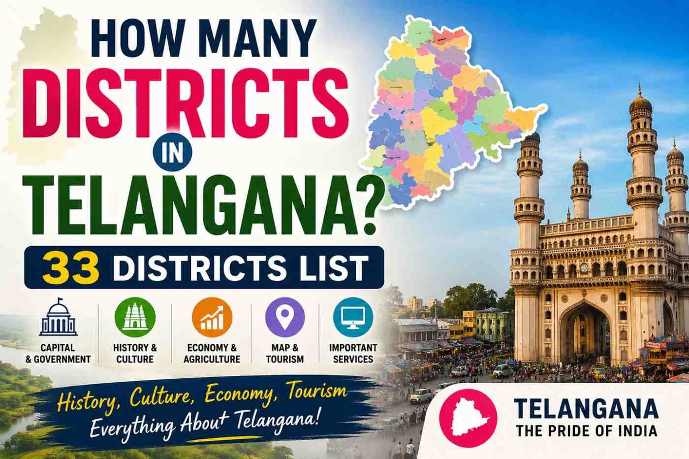 How Many Districts in Telangana