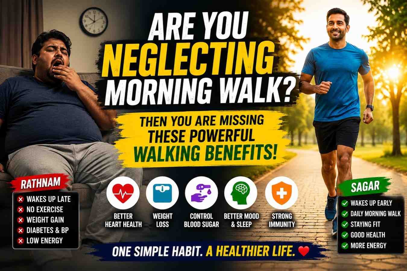 Are You Neglecting Morning Walk? Then You Are Missing These Powerful Walking Benefits