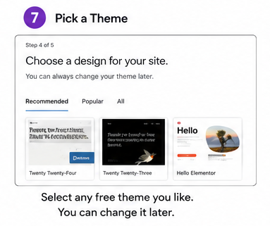 Step 6: Choose a Theme