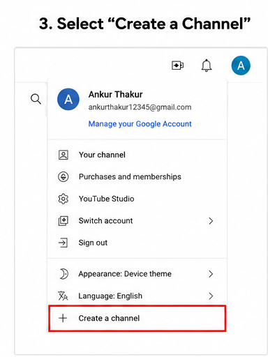 Click "Create a Channel"