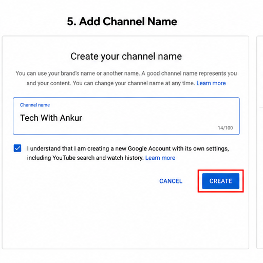 Add Your Channel Name