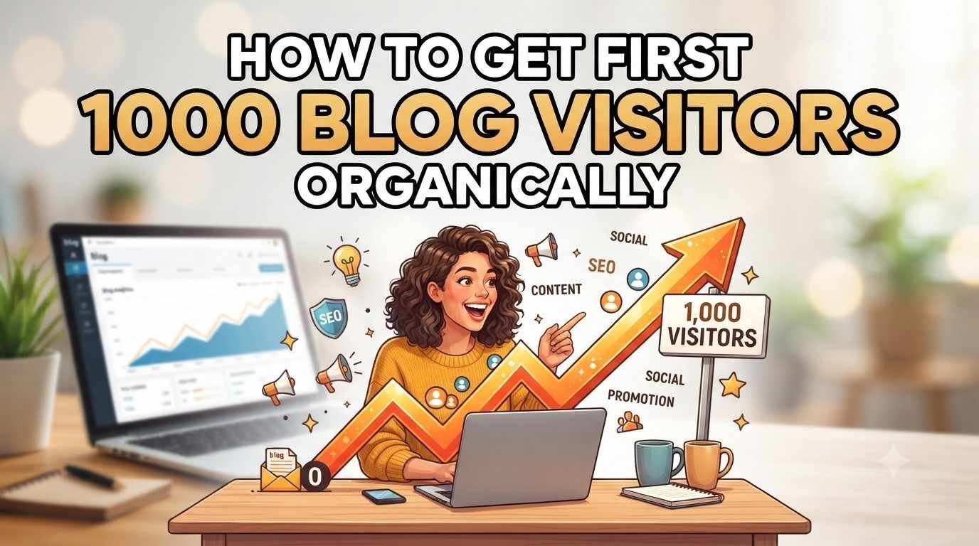 How to Get Your First 1,000 Blog Visitors Organically