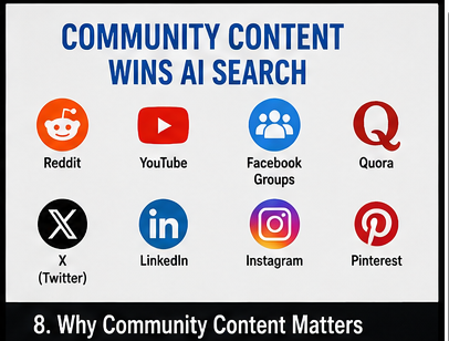 Why Community Content Wins AI Search