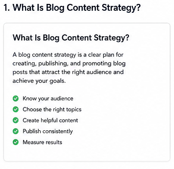 What Is a Blog Content Strategy?