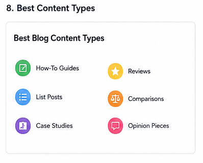 Best Blog Content Types to Include in Your Strategy