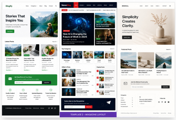 How to Choose the Best Blog Templates-image