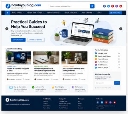 Varshith's 7-Step Strategy to Choose the Perfect Blog Template