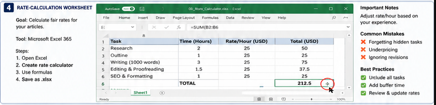 Decide What to Charge for a Blog Post