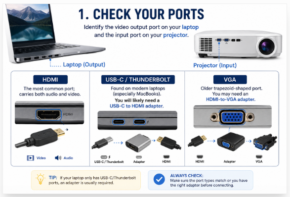 1. Check Your Ports First