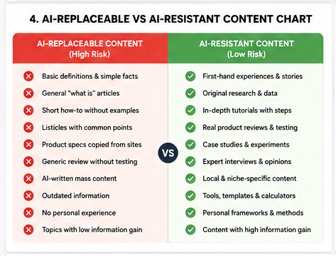 What Content Can AI Overviews Not Easily Replace?