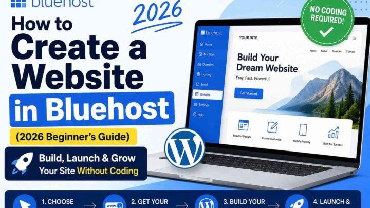 How to Create a Website in Bluehost
