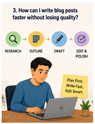 Research before writing if you want to work faster.