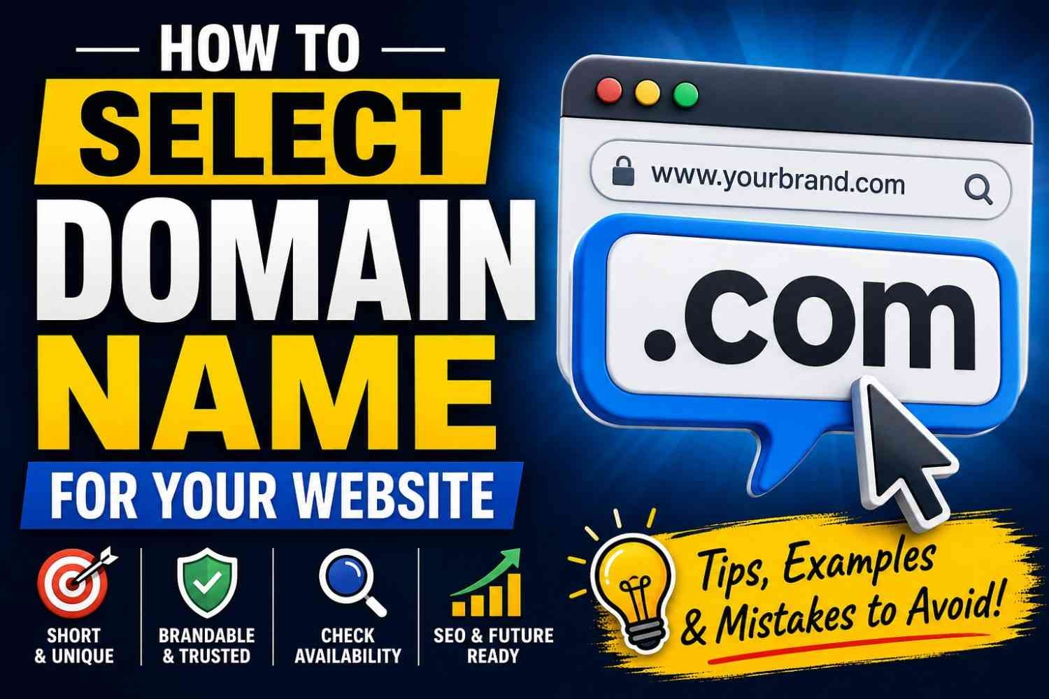How to Select a Domain Name for Your Website