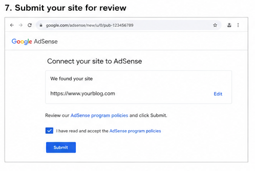 Submit your website for review