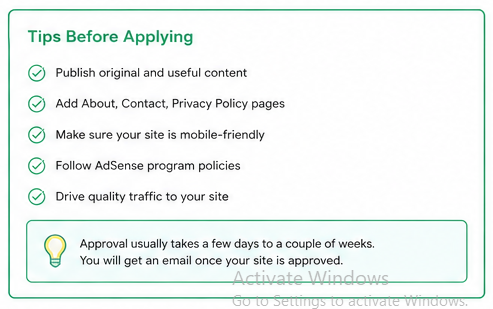 Google AdSense to Monetize Your Blog-tips