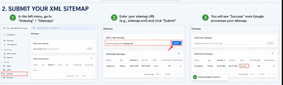 Step 2: Submit Your Sitemap