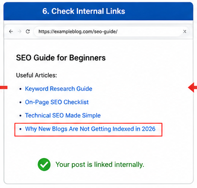 6. Add 3–5 Internal Links