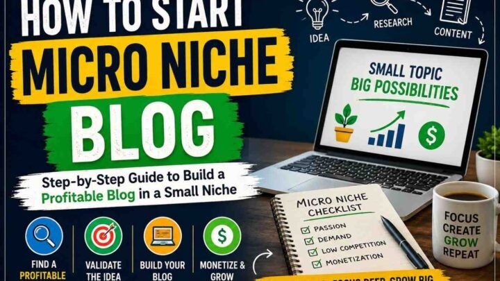 How to Start a Profitable Micro Niche Blog From Scratch