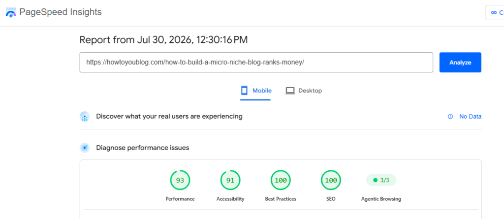 Mobile Speed review