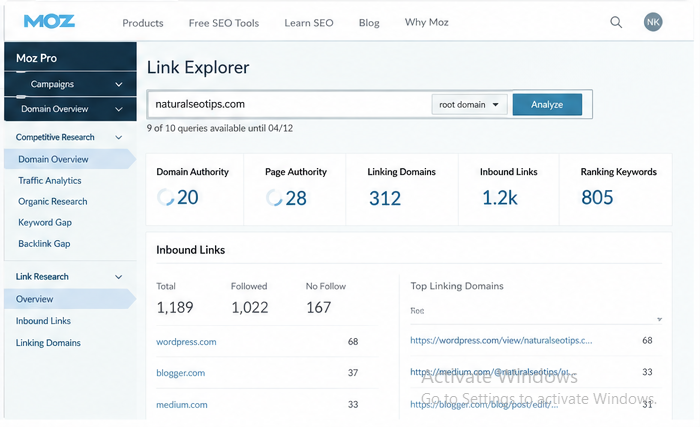 How Many Backlinks Do You Need for Domain Authority 20?
