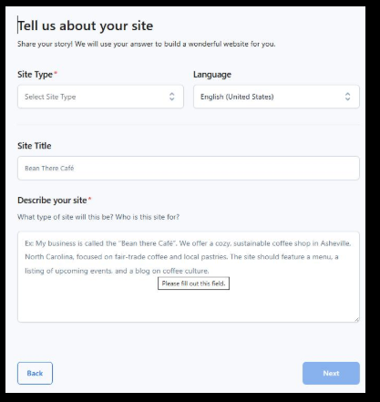 Create Your Website