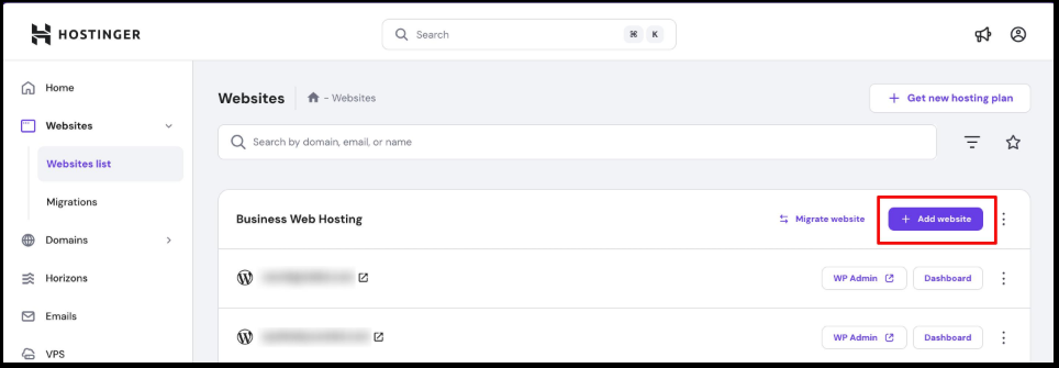 If the website opens on a temporary address, return to the domain or website settings and confirm which domain is assigned.