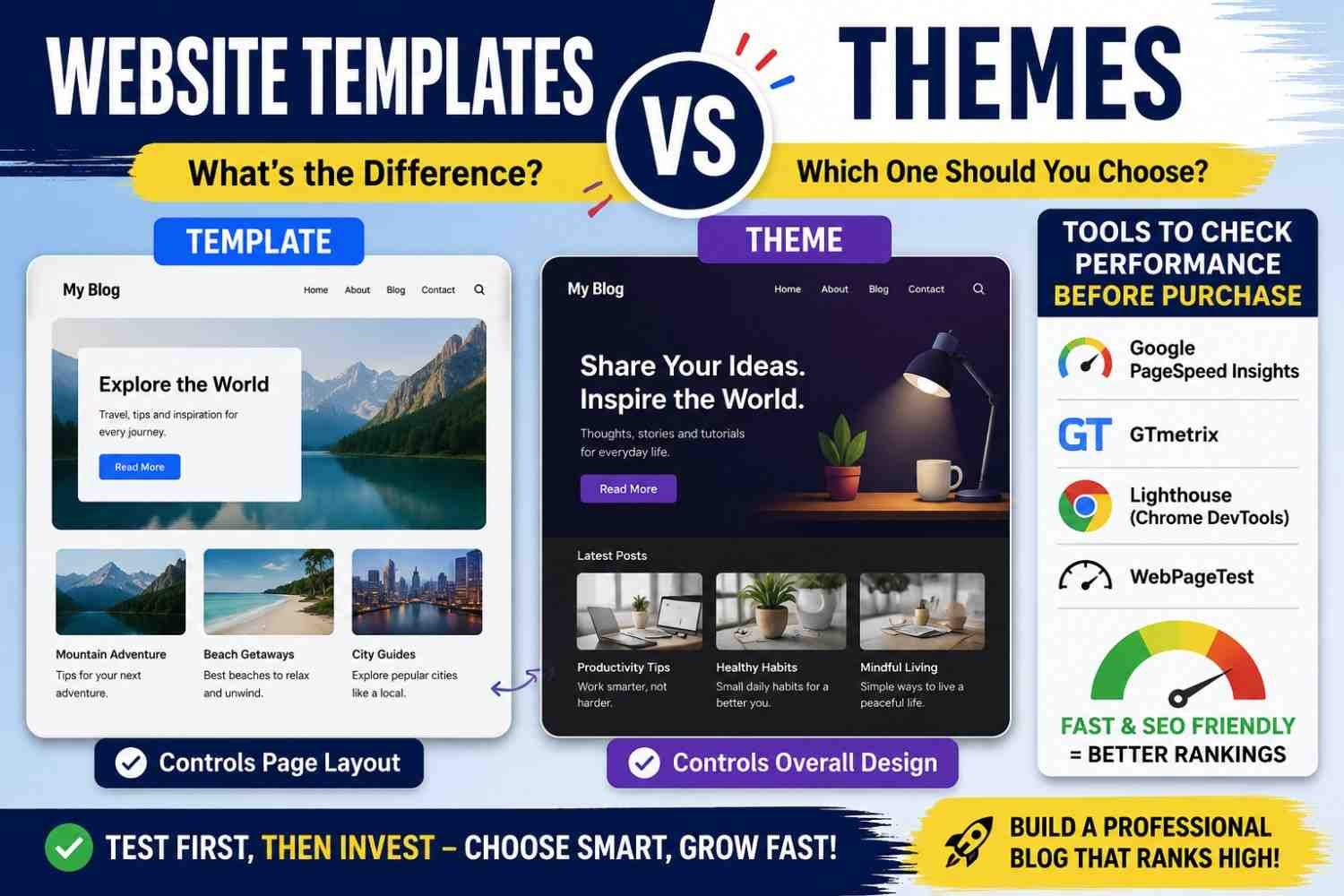 How to Choose the Best Blog Templates