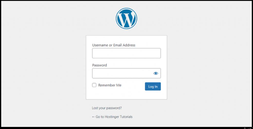 Now, login into WordPress dashboard