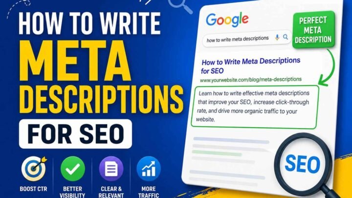 How to Write blog post Meta Descriptions for SEO