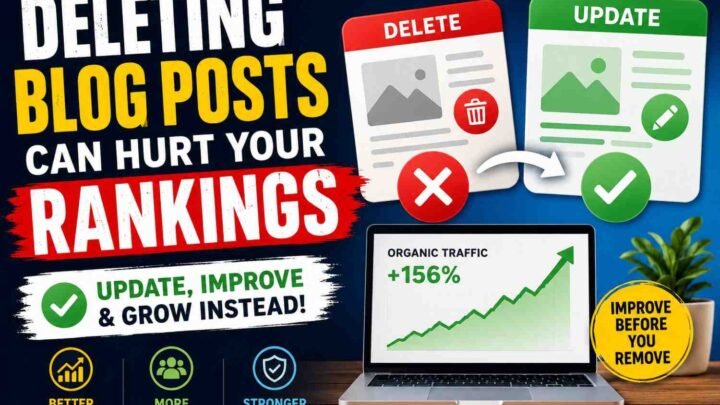 Deleting Blog Posts Can Hurt Your Rankings
